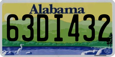 AL license plate 63DI432