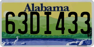 AL license plate 63DI433