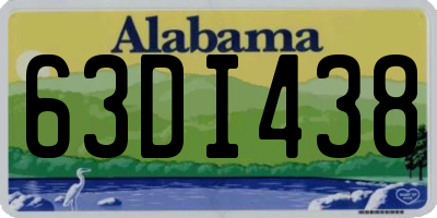 AL license plate 63DI438
