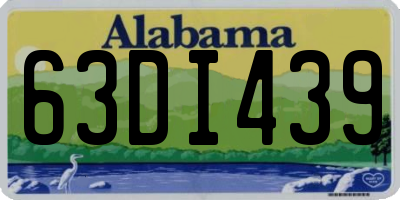 AL license plate 63DI439