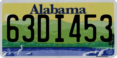 AL license plate 63DI453