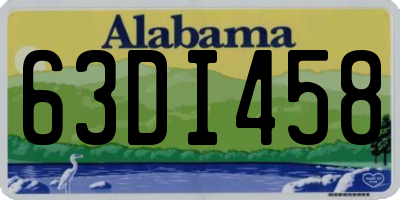 AL license plate 63DI458