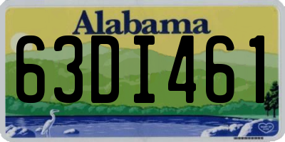AL license plate 63DI461