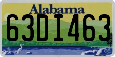 AL license plate 63DI463