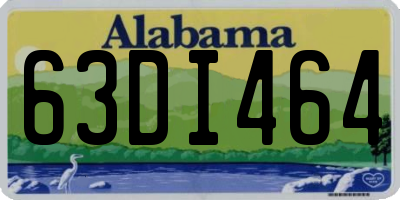 AL license plate 63DI464