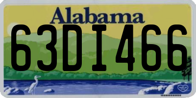 AL license plate 63DI466