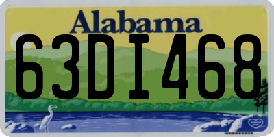 AL license plate 63DI468