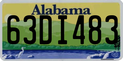 AL license plate 63DI483