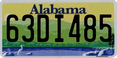 AL license plate 63DI485