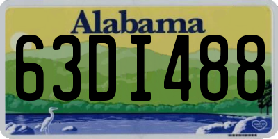 AL license plate 63DI488