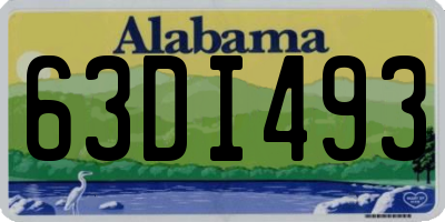 AL license plate 63DI493