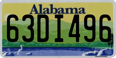 AL license plate 63DI496
