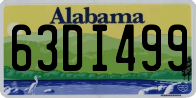 AL license plate 63DI499
