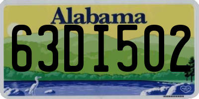 AL license plate 63DI502