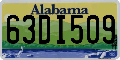 AL license plate 63DI509