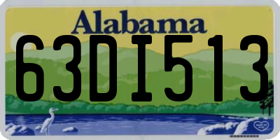 AL license plate 63DI513