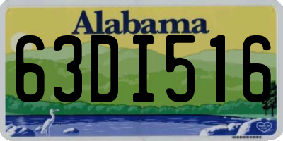 AL license plate 63DI516
