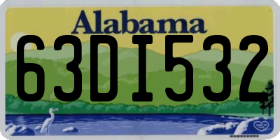 AL license plate 63DI532