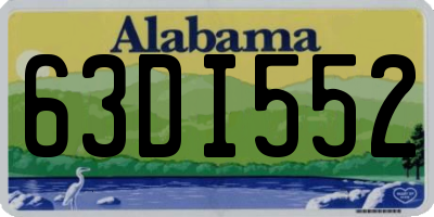 AL license plate 63DI552
