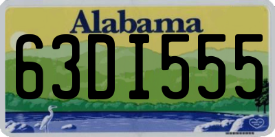 AL license plate 63DI555