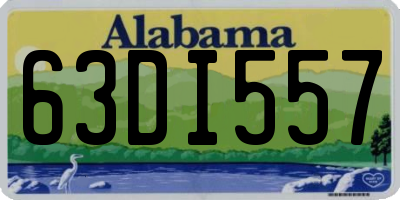 AL license plate 63DI557