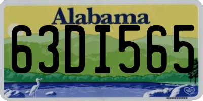 AL license plate 63DI565