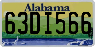 AL license plate 63DI566