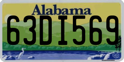 AL license plate 63DI569