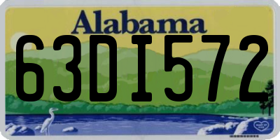 AL license plate 63DI572