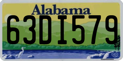 AL license plate 63DI579