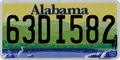 AL license plate 63DI582