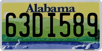 AL license plate 63DI589