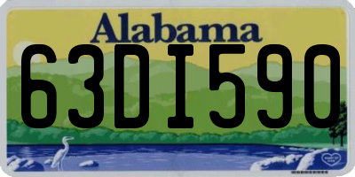 AL license plate 63DI590