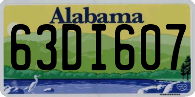 AL license plate 63DI607