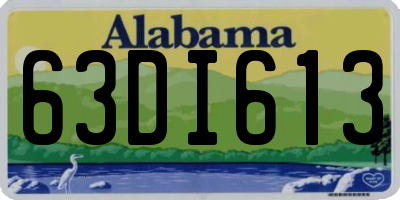 AL license plate 63DI613