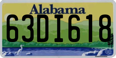 AL license plate 63DI618