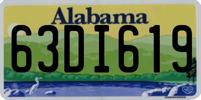 AL license plate 63DI619