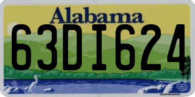 AL license plate 63DI624