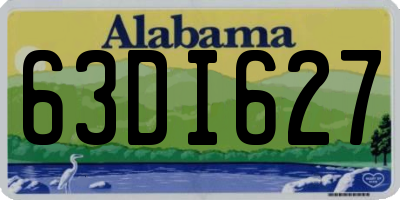 AL license plate 63DI627