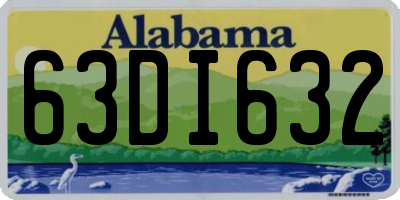 AL license plate 63DI632
