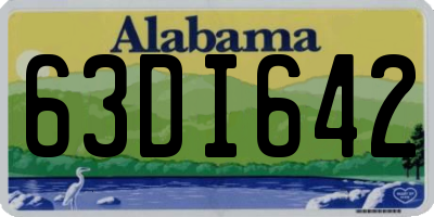AL license plate 63DI642