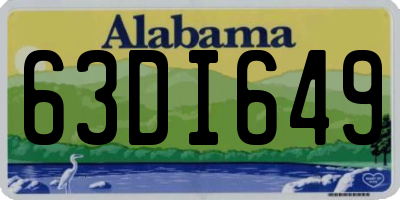 AL license plate 63DI649