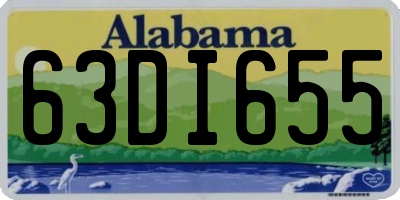 AL license plate 63DI655