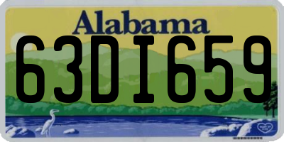 AL license plate 63DI659