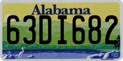 AL license plate 63DI682