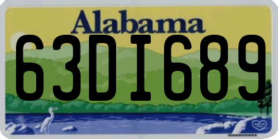 AL license plate 63DI689