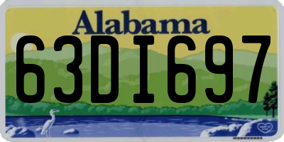 AL license plate 63DI697