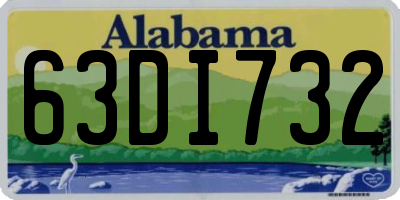 AL license plate 63DI732