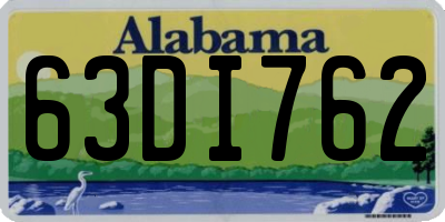 AL license plate 63DI762