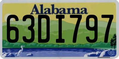 AL license plate 63DI797
